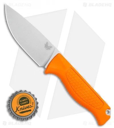 Benchmade 15006 Steep Country Fixed Blade Knife Orange Santoprene (3.5" SW) 4 Benchmade 15006 Steep Country Fixed Blade Knife Orange Santoprene (3.5" SW) - Image 4