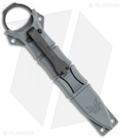 Benchmade 173BKGY Mini SOCP Fixed Blade Knife (2.22" Black) -Benchmade Shop Benchmade 173BKGY Mini SOCP Black BHQ 118497 jr sheath