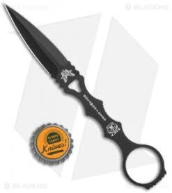 Benchmade SOCP Dagger Fixed Blade Knife (3.22" Black) 176BKGY -Benchmade Shop Benchmade 176BKGY SOCP Dagger Black BHQ 118499 jr bottlecap