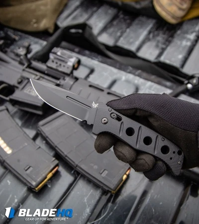 Benchmade 2750 Adamas Automatic Knife W/ Black Handle (3.82" Black) 2750BK 4 Benchmade 2750 Adamas Automatic Knife W/ Black Handle (3.82" Black) 2750BK - Image 4