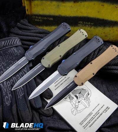 Benchmade Autocrat D/A OTF Automatic Knife OD Green G-10 (3.71" Black) 3400BK-1 5 Benchmade Autocrat D/A OTF Automatic Knife OD Green G-10 (3.71" Black) 3400BK-1 - Image 5