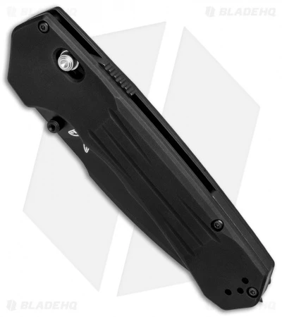Benchmade 407SBK Vallation AXIS-Assist Knife Black (3.7" Black Serr) 2 Benchmade 407SBK Vallation AXIS-Assist Knife Black (3.7" Black Serr) - Image 2