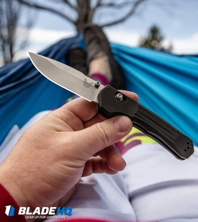 Benchmade 427 Mini Vallation AXIS-Assist Knife Black (3.2" Satin) 6 Benchmade 427 Mini Vallation AXIS-Assist Knife Black (3.2" Satin) - Image 6
