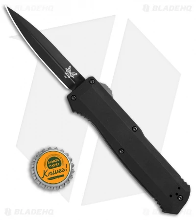 Benchmade 4700DLC Precipice D/A OTF Automatic Knife (3.4" Black DLC) 4 Benchmade 4700DLC Precipice D/A OTF Automatic Knife (3.4" Black DLC) - Image 4