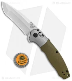 Benchmade 496 Vector AXIS-Assist Knife OD Green G-10 (3.6" Satin) 7 Benchmade 496 Vector AXIS-Assist Knife OD Green G-10 (3.6" Satin) -Benchmade Shop Benchmade 496 Vector Assist OD green G 10 Satin BHQ 101194 jr bottlecap