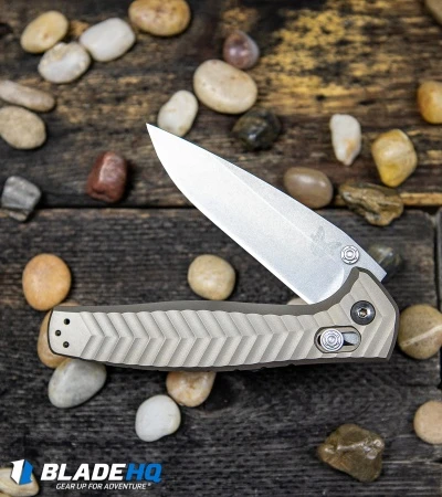 Benchmade 781 Anthem AXIS Lock Folding Knife Bronze Titanium (3.5" Stonewash) 5 Benchmade 781 Anthem AXIS Lock Folding Knife Bronze Titanium (3.5" Stonewash) - Image 5