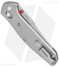 Benchmade 940 Osborne AXIS Lock Knife Titanium (3.4" Satin S90V) 940-2001 6 Benchmade 940 Osborne AXIS Lock Knife Titanium (3.4" Satin S90V) 940-2001 -Benchmade Shop Benchmade 940 Osborne AXIS Lock Ti Satin 940 2001 BHQ 106722 jr side