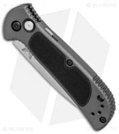 Benchmade 9750 Mini Coalition Automatic Knife Gray Al/Black G-10 (2.9" Satin) 6 Benchmade 9750 Mini Coalition Automatic Knife Gray Al/Black G-10 (2.9" Satin) -Benchmade Shop Benchmade 9750 Mini Coalition gray al black G10 satin BHQ 75501 er spine 2