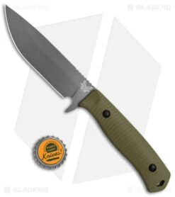 Benchmade Anonimus Fixed Blade Knife OD Green G-10 (5" Gray) 539GY 7 Benchmade Anonimus Fixed Blade Knife OD Green G-10 (5" Gray) 539GY -Benchmade Shop Benchmade Anonimus Fixed Blade OD Green G 10 Gray BHQ 137233 jr bottlecap