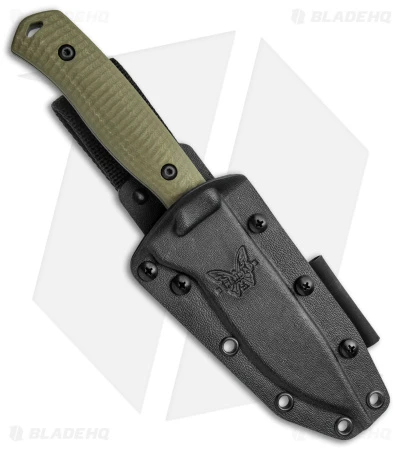 Benchmade Anonimus Fixed Blade Knife OD Green G-10 (5" Gray) 539GY 3 Benchmade Anonimus Fixed Blade Knife OD Green G-10 (5" Gray) 539GY - Image 3