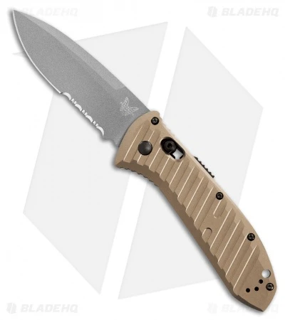 Benchmade Auto Presidio II Auto Knife Bronze Al. (3.7" Gray Serr) 5700SGY-1 1 Benchmade Auto Presidio II Auto Knife Bronze Al. (3.7" Gray Serr) 5700SGY-1