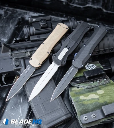 Benchmade Infidel Knife OTF Double Action Automatic (3.9" Satin) 3300 3 Benchmade Infidel Knife OTF Double Action Automatic (3.9" Satin) 3300 - Image 3