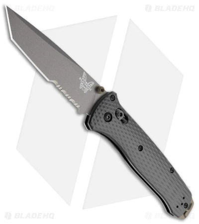 Benchmade Bailout AXIS Lock Knife Black Aluminum (3.4" Gray Serr) 537SGY-03 1 Benchmade Bailout AXIS Lock Knife Black Aluminum (3.4" Gray Serr) 537SGY-03