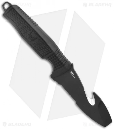 Benchmade H2O Fixed Blade Dive Knife Black Santoprene (3.5" Black Serr) 2 Benchmade H2O Fixed Blade Dive Knife Black Santoprene (3.5" Black Serr) - Image 2