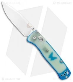Benchmade Bugout AXIS Lock Knife Jade G-10 (3.24" Satin 20CV) 535-1901