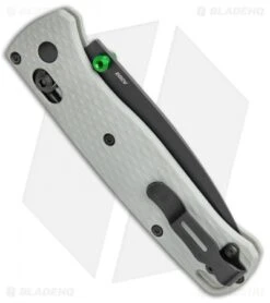 Benchmade Bugout Gray G-10 AXIS Lock Knife (3.2" Black 20CV) 535BK-2002 9 Benchmade Bugout Gray G-10 AXIS Lock Knife (3.2" Black 20CV) 535BK-2002 -Benchmade Shop Benchmade Bugout AXIS Lock Gray G 10 Black BHQ 114144 jr side