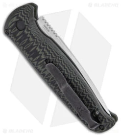 Benchmade CLA Compact Lite Auto Knife Green/Black G-10 (3.4" Satin) 4300-1 6 Benchmade CLA Compact Lite Auto Knife Green/Black G-10 (3.4" Satin) 4300-1 -Benchmade Shop Benchmade CLA Compact Lite Auto Knife Green Black G 10 3in Satin BHQ 33664 td side