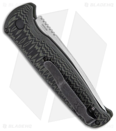 Benchmade CLA Compact Lite Auto Knife Green/Black G-10 (3.4" Satin) 4300-1 3 Benchmade CLA Compact Lite Auto Knife Green/Black G-10 (3.4" Satin) 4300-1 - Image 3