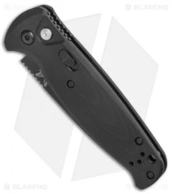 Benchmade CLA Drop Point Automatic Knife Black G-10 (3.4" Black) 4300BK 5 Benchmade CLA Drop Point Automatic Knife Black G-10 (3.4" Black) 4300BK -Benchmade Shop Benchmade CLA DP Auto black G 10 Black 4300BK BHQ 27082 jr spine