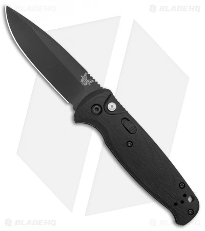 Benchmade CLA Drop Point Automatic Knife Black G-10 (3.4" Black) 4300BK 1 Benchmade CLA Drop Point Automatic Knife Black G-10 (3.4" Black) 4300BK