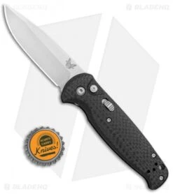 Benchmade CLA Limited Edition Automatic Knife Carbon Fiber(3.3" Satin) 4300-1801 7 Benchmade CLA Limited Edition Automatic Knife Carbon Fiber(3.3" Satin) 4300-1801 -Benchmade Shop Benchmade CLA Limited Edition Auto CF Satin 4300 1801 BHQ 91085 jr bottlecap