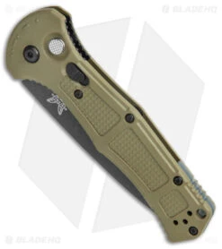 Benchmade Claymore Automatic Knife OD Green Grivory (3.6" Black) 9070BK-1 5 Benchmade Claymore Automatic Knife OD Green Grivory (3.6" Black) 9070BK-1 -Benchmade Shop Benchmade Claymore Auto OD Green Grivory Black 9070BK 1 BHQ 137240 jr spine