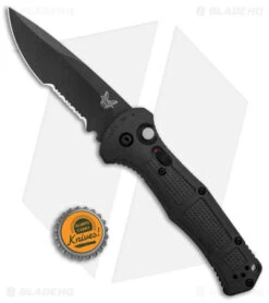 Benchmade Claymore Automatic Knife Black Grivory (3.6" Black Serr) 9070SBK 7 Benchmade Claymore Automatic Knife Black Grivory (3.6" Black Serr) 9070SBK -Benchmade Shop Benchmade Claymore Auto Ranger Black Grivory Black Serr 9070SBK 1 BHQ 118570 jr bottlecap