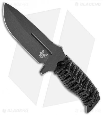 Benchmade Fixed Adamas Fixed Blade Knife Black (4.2" Black) 375BK-1 4 Benchmade Fixed Adamas Fixed Blade Knife Black (4.2" Black) 375BK-1 - Image 4