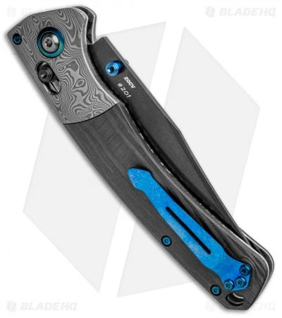 Benchmade Gold Class Crooked River AXIS Lock Knife Carbon Fiber (4" Black DLC) 3 Benchmade Gold Class Crooked River AXIS Lock Knife Carbon Fiber (4" Black DLC) - Image 3