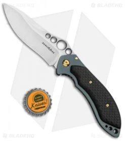Benchmade 890-111 Torrrent Knife Gold Class Spring Assist (3.6" Satin) -Benchmade Shop Benchmade Gold Class Mini Skirmish FL Ti CF Satin 635 82 BHQ 89957 jr bottlecap