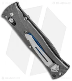 Benchmade Gold Class Pardue Knife W/Blue Twill G-10 (3.25" Acid SW) 531-132 -Benchmade Shop Benchmade Gold Class Pardue Blue Twill G 10 Acid SW 531 132 BHQ 20296 jr side