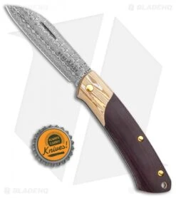 Benchmade Gold Class Proper Slip Joint Knife Black/Burgundy Micarta (2.8 Dama) 9 Benchmade Gold Class Proper Slip Joint Knife Black/Burgundy Micarta (2.8 Dama) -Benchmade Shop Benchmade Gold Class Proper SJ Black Burgundy Micarta Damascus 319 201 BHQ 107745 jr bottlecap