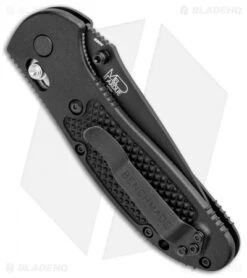 Benchmade Griptilian AXIS Lock Knife Black (3.45" Black Serr) 551SBK-S30V 6 Benchmade Griptilian AXIS Lock Knife Black (3.45" Black Serr) 551SBK-S30V -Benchmade Shop Benchmade Griptilian AXIS Lock Black Black Serr 551SBK S30V BHQ 3333 jr side