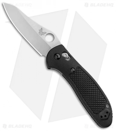 Benchmade Griptilian AXIS Lock Knife Black (3.45" Satin) 550-S30V 1 Benchmade Griptilian AXIS Lock Knife Black (3.45" Satin) 550-S30V