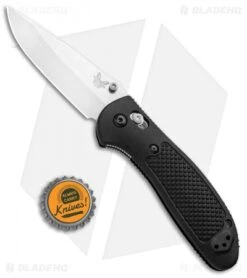 Benchmade Griptilian AXIS Lock Knife Black (3.45" Satin) 551-S30V -Benchmade Shop Benchmade Griptilian AXIS Lock Black Satin 551 S30V BHQ 3330 jr bottlecap
