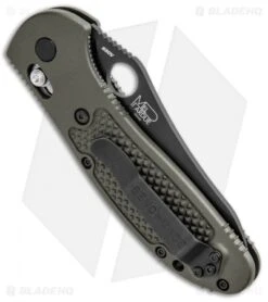 Benchmade Griptilian AXIS Lock Knife OD Green (3.45" Black) 550BKOD-S30V -Benchmade Shop Benchmade Griptilian AXIS Lock Olive Drab Black 550BKOD BHQ 93011 jr side