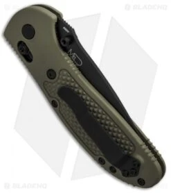 Benchmade Griptilian AXIS Lock Knife Olive Drab (3.45" Black) 551BKOD-S30V 6 Benchmade Griptilian AXIS Lock Knife Olive Drab (3.45" Black) 551BKOD-S30V -Benchmade Shop Benchmade Griptilian AXIS Lock Olive Drab Black 551BKOD S30V BHQ 6200 jr side