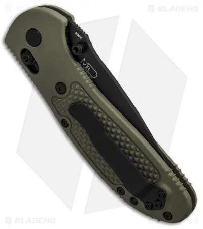 Benchmade Griptilian AXIS Lock Knife Olive Drab (3.45" Black) 551BKOD-S30V 3 Benchmade Griptilian AXIS Lock Knife Olive Drab (3.45" Black) 551BKOD-S30V - Image 3