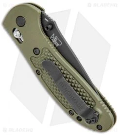 Benchmade Griptilian AXIS Lock Knife Olive Drab (3.45" Black Serr) 551SBKOD-S30V 6 Benchmade Griptilian AXIS Lock Knife Olive Drab (3.45" Black Serr) 551SBKOD-S30V -Benchmade Shop Benchmade Griptilian AXIS Lock Olive Drab Black Serr 551SBKOD S30V BHQ 3335 jr side