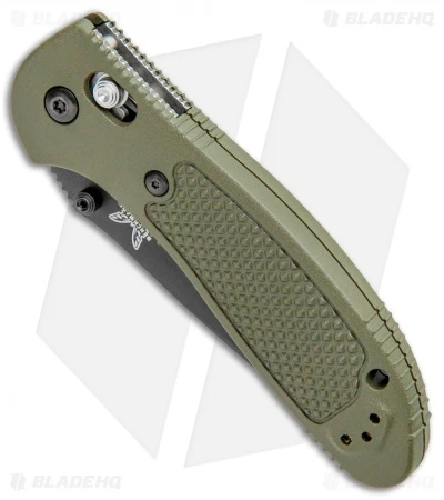 Benchmade Griptilian AXIS Lock Knife Olive Drab (3.45" Black Serr) 551SBKOD-S30V 2 Benchmade Griptilian AXIS Lock Knife Olive Drab (3.45" Black Serr) 551SBKOD-S30V - Image 2