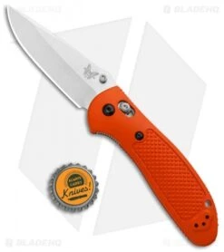 Benchmade Griptilian AXIS Lock Knife Orange (3.45" Satin) 551-ORG-154CM -Benchmade Shop Benchmade Griptilian AXIS Lock Orange Satin 551 ORG S30V BHQ 3561 jr bottlecap 1