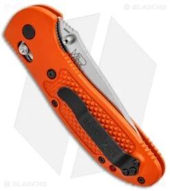 Benchmade Griptilian AXIS Lock Knife Orange (3.45" Satin) 551-ORG-S30V -Benchmade Shop Benchmade Griptilian AXIS Lock Orange Satin 551 ORG S30V BHQ 3561 jr side