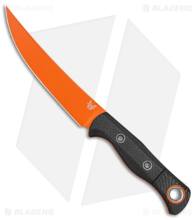 Benchmade Meatcrafter Hunting Fixed Blade Knife CF (6.1" Orange) 15500OR-2 1 Benchmade Meatcrafter Hunting Fixed Blade Knife CF (6.1" Orange) 15500OR-2