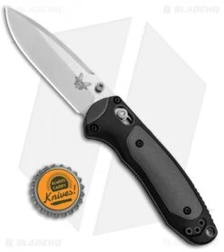 Benchmade 595 Mini Boost AXIS-Assist Knife Black/Gray (3.11" Satin) 7 Benchmade 595 Mini Boost AXIS-Assist Knife Black/Gray (3.11" Satin) -Benchmade Shop Benchmade Mini Boost AXIS Assist Black Gray 595 BHQ 78758 jr bottlecap