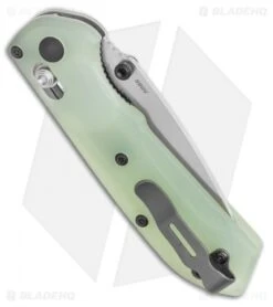 Benchmade Mini Freek AXIS Lock Knife Natural G-10 (3" Stonewash) -Benchmade Shop Benchmade Mini Freek AXIS Lock Knife Natural G 10 3 Satin BHQ 121454 LS Side