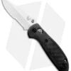 Benchmade Mini Griptilian AXIS Lock Knife Black (2.91" Satin Serr) 556S-S30V