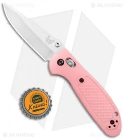 Benchmade Mini Griptilian AXIS Lock Knife (2.91" Satin) 556-PNK-S30V -Benchmade Shop Benchmade Mini Griptilian AXIS Lock Satin 556 PNK S30V BHQ 4021 jr bottlecap