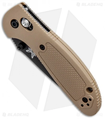 Benchmade Mini Griptilian AXIS Lock Knife Sand (2.91" Black) 556BKSN-154CM 2 Benchmade Mini Griptilian AXIS Lock Knife Sand (2.91" Black) 556BKSN-154CM - Image 2
