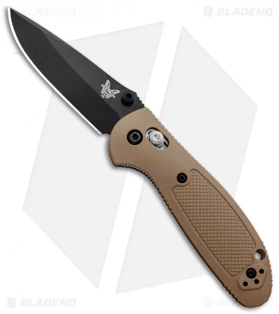 Benchmade Mini Griptilian AXIS Lock Knife Sand (2.91" Black) 556BKSN-154CM 1 Benchmade Mini Griptilian AXIS Lock Knife Sand (2.91" Black) 556BKSN-154CM