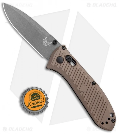 Benchmade Mini Presidio II Manual Knife Bronze Aluminum (3.2" Gray) 575GY- 2001 4 Benchmade Mini Presidio II Manual Knife Bronze Aluminum (3.2" Gray) 575GY- 2001 - Image 4